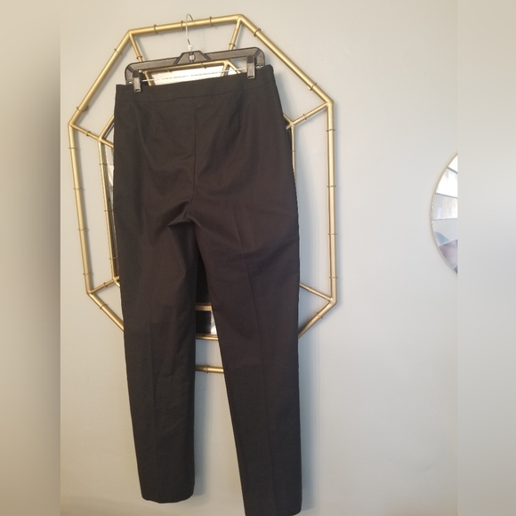 $598 Lafayette 148 New York Slacks Blk Sz.10 Pristine - Picture 5 of 11